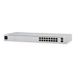 UBiQUiTi USW-16-POE Switch 16x1000Mbps (8xPOE+) + 2x1000Mbps SFP, Menedzselhető, Rackes - USW-16-POE kép