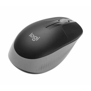 Logitech Egér - M190 (Vezeték nélküli, teljes méretű, Optikai, USB, középszürke-fekete) kép