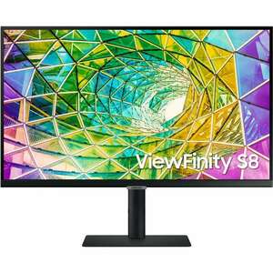 Samsung ips monitor b2b 27" s80a, 3840x2160, 16: 9, 300cd/m2, 5ms, hdmi/displayport/4xusb, pivot LS27A800NMPXEN kép