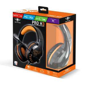 Spirit Of Gamer PRO-H3 MultiPlatform Headset Black/Orange MIC-PH3MP kép