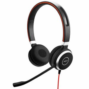 Jabra fejhallgató - evolve 40 uc duo stereo vezetékes, mikrofon 6399-829-209 kép