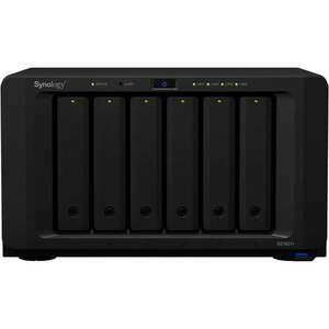 Synology NAS 6 fiókos DS1621+ AMD Ryzen V1500B 4x2, 2GHz, 4GB DDR4, 4x1GbE, 2xeSATA kép