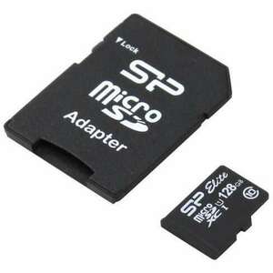 Silicon Power 32GB microSDHC Elite UHS-1 + adapterrel kép