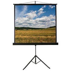 Funscreen Tripod 1: 1 240cm×240cm hordozható 3 lábú állványos vetítővászon kép