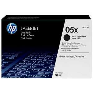 HP CE505XD fekete toner duo pack kép