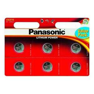 Gombelem PANASONIC lítium CR2016L (6db) CR2016L-6BP-PAN kép