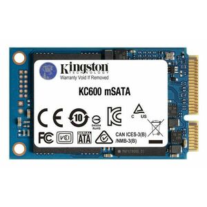 Kingston Technology KC600 mSATA 512 GB Serial ATA III 3D TLC kép