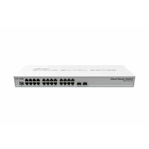 Mikrotik CRS326-24G-2S+RM hálózati kapcsoló Vezérelt L2 Gigabit Ethernet (10/100/1000) Szürke kép