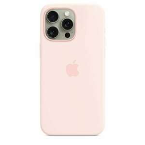 Silicone case with MagSafe for iPhone 15 Pro Max - light pink kép