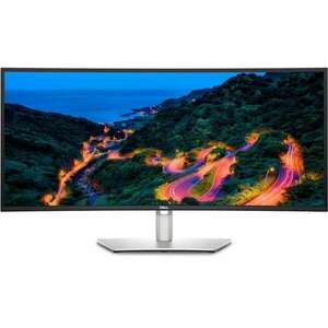 DELL UltraSharp U3423WE monitor 86, 7 cm (34.1") 3440 x 1440 px UltraWide Quad HD LCD Ezüst kép