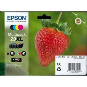 Epson Claria 29XL T2996 Multipack Black Cyan Magenta Yellow tintapatron eredeti C13T29964012 (T2991 + T2992 + T2993 + T2994) Eper kép