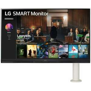 Lg smart monitor 31.5" 32sq780s, 3840x2160, 16: 9, 250cd/m2, 5ms, 2xhdmi/usb-c/2xusb, pivot, hangszóró, webos 32SQ780S-W.AEU kép