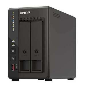 QNAP NAS 2 fiókos Celeron J6412 4x2, 6GHz, 8GB RAM, 2x2500Mbps, 2xHDMI, 2xUSB3.2Gen2, 2xM.2 2280 PCIe Slot - TS-253E-8G kép