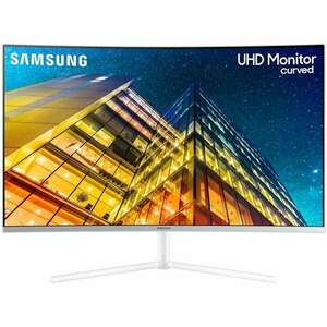 Samsung 590 UR591C 80 cm (31.5") 3840 x 2160 px 4K Ultra HD Fehér monitor kép