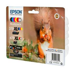 Epson T379D Tintapatron Multipack 60, 5ml No.378XL + 478XL, C13T379D4010 kép