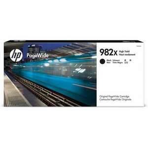 HP 982X Schwarz PageWide Tintenpatrone 194ml (T0B30A) kép