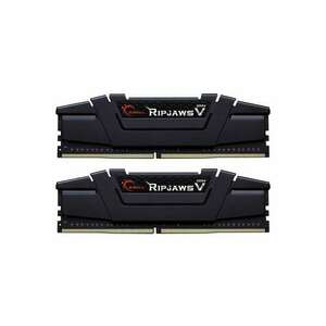 G.SKILL 32GB DDR4 3200MHz Kit(2x16GB) RipjawsV Fekete F4-3200C14D-32GVK kép