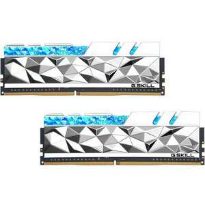 G.Skill 32GB /3600 Trident Z Royal Elite Silver DDR4 RAM KIT (2x16GB) (F4-3600C16D-32GTESC) kép