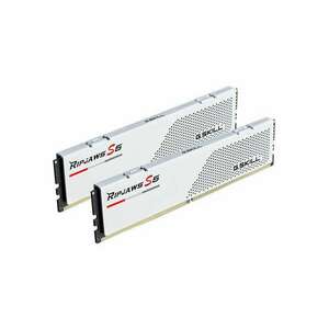 G.SKILL 64GB DDR5 5200MHz Kit(2x32GB) Ripjaws S5 Fehér F5-5200J3636D32GX2-RS5W kép