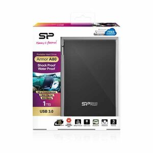 Silicon Power Armor A80 2.5" 1TB 5400rpm 8MB USB3.0 kép