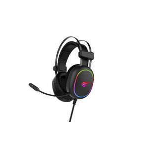 Havit GAMING HEADPHONE RGB BLACK 2016D Headset Vezetékes Fejpánt Játék Fekete kép