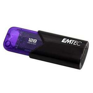 Pen Drive 128GB Emtec B110 Click Easy 3.0 USB 3.0 fekete-lila (ECMMD128GB113) (ECMMD128GB113) kép