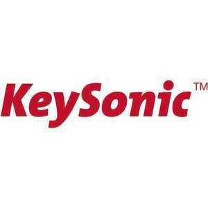 Keysonic KSK-6231 INEL (UK) Billentyűzet Fekete Szilikon membrán, Vízálló (IPX7), Világít, Beépített érintőpanel, Egérgombok (28093) kép