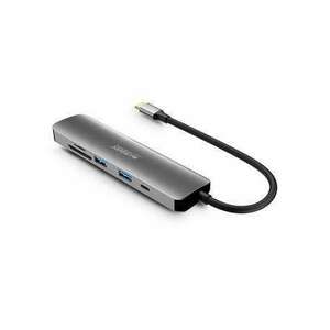 URBAN FACTORY USB elosztó-HUB, USB-C/USB 3.0/HDMI/SD/mSD, URBAN FACTORY kép