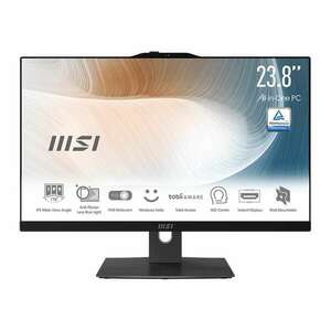 Msi business aio modern am242tp 12m-458eu, 23, 8" fhd touch, i5-1240p, 16gb, 512gb m.2, int, win11h, black 9S6-AE0711-458 kép