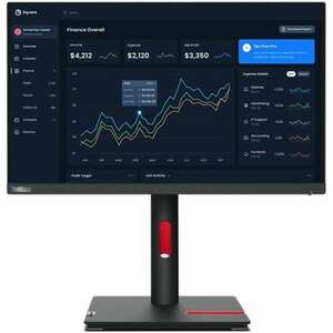 Lenovo ThinkVision T23i-30 LED display 58, 4 cm (23") 1920 x 1080 pixelek Full HD Fekete (63B2MAT6EU) kép