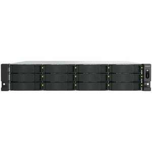 QNAP TS-H1277AXU-RP NAS Rack (2U) Ethernet/LAN csatlakozás Fekete E-2136 (TS-h1277AXU-RP-R5-16G) kép