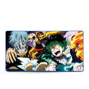 KONIX MY HERO ACADEMIA XXL EGÉRPAD - csúszásmentes gumi, mikroszálas felület kép