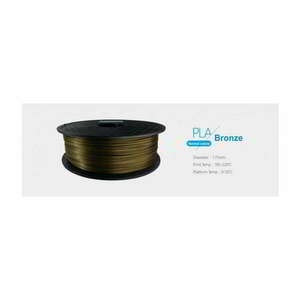 3D FILAMENT 1, 75mm PLA Arany /1kg-os tekercs/, 3DFILAMPLA175GD kép