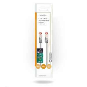 CAT6 hálózati kábel | RJ45 Dugasz | RJ45 Dugasz | S/FTP | 2.00 m | Kerek | LSZH | Szürke | Boríték kép