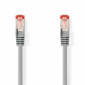 CAT6 hálózati kábel | RJ45 Dugasz | RJ45 Dugasz | S/FTP | 1.00 m | Kerek | LSZH | Szürke | Műanyag Zacskó kép