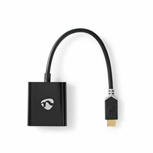 Nedis CCBP64850AT02 video átalakító kábel 0, 2 m VGA (D-Sub) USB C-típus Antracit kép