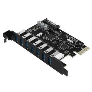 Orico PVU3-7U-V1 7 Port USB3.0 PCI-E Expansion Card w/ Dual Chip ORICO-PVU3-7U-V1 kép