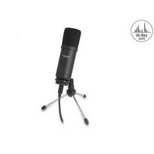 DeLock Professional USB Condenser Microphone Black 66882 kép