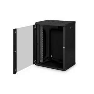 Digitus 19" Fali rack szekrény 16U 600x450mm - Fekete kép