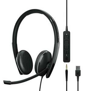 Sennheiser / EPOS ADAPT 165 USB II Stereo UC Optimized Headset Black 1000916 kép