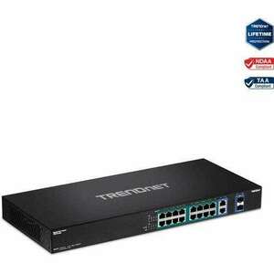 Trendnet 18 portos POE+ Switch (TPE-TG182F) (TPE-TG182F) kép