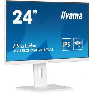 iiyama ProLite XUB2497HSN-W1 Számítógép Monitor 60, 5 cm (23.8") 1920 x 1080 pixelek Full HD LED Fehér (XUB2497HSN-W1) kép