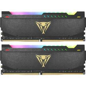 64GB 3600MHz DDR4 RAM Patriot Viper Steel RGB CL18 (2x32GB) (PVSR464G360C8K) (PVSR464G360C8K) kép