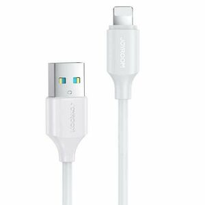 Joyroom USB töltő / adatkábel - Lightning 2.4A 0.25m fehér (S-UL012A9) kép