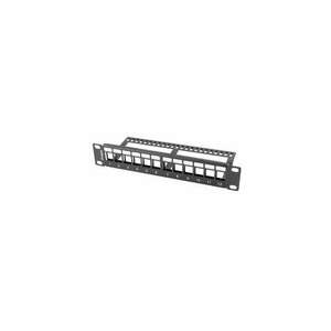 Lanberg PPKS-9112-B 10" Patch panel - 12 port kép