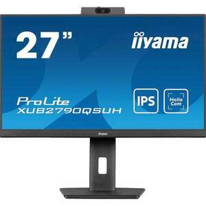 iiyama ProLite XUB2790QSUH-B1 számítógép monitor 68, 6 cm (27") 2560 x 1440 pixelek 4K Ultra HD LED Fekete (XUB2790QSUH-B1) kép