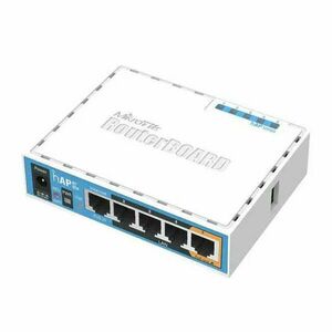 Router hAP ac, 5 x 100M, 802.11b/g/n 2.4GHz, 802.11a/n/ac 5GHz, PoE, MikroTik RB952Ui-5ac2nD kép