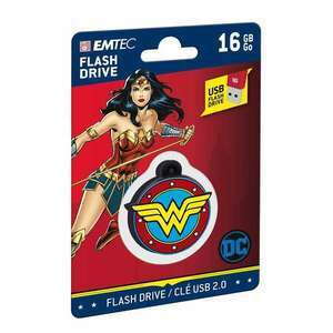 Pen Drive 16GB Emtec DC Comics Collector Wonder Woman USB 2.0 (ECMMD16GDCC03) kép