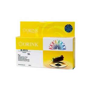 Hp 953xl/f6u18ae tintapatron yellow orink kép