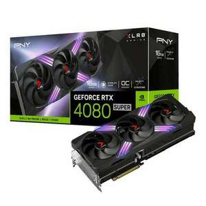 PNY GeForce RTX™ 4080 SUPER 16GB OC ARGB TF NVIDIA GeForce RTX 4080 SUPER GDDR6X videókártya kép